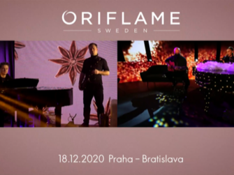 Prenájom študia na on line,Vianočný Oriflame Praha-Bratislava Live stream