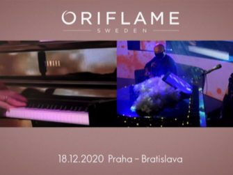 Prenájom študia na on line,Vianočný Oriflame Praha-Bratislava Live stream