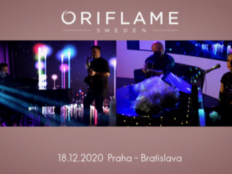 Prenájom študia na on line,Vianočný Oriflame Praha-Bratislava Live stream