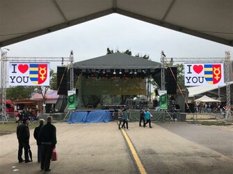 Kompletná dodávka led obrazoviek ,kamier ,video strihu vrátane obsluhy Dunajská Streda,37. ročník Žitnoostrovského jarmoku.