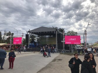 Kompletná dodávka led obrazoviek ,kamier ,video strihu vrátane obsluhy Dunajská Streda,38. ročník Žitnoostrovského jarmoku.