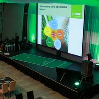 Konferencia BASF realizovaná projekcia rozmer 6x4,5m