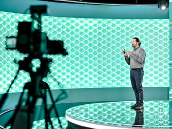 live stream štúdio ESET Virtual,ONLINE, Livestream Studio MLV,Livestream and Vimeo Premium