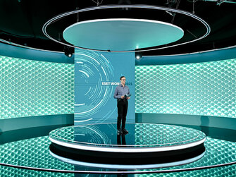 live stream štúdio ESET Virtual,ONLINE, Livestream Studio MLV,Livestream and Vimeo Premium