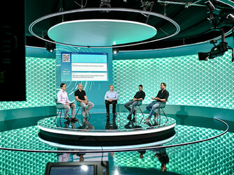 live stream štúdio ESET Virtual,ONLINE, Livestream Studio MLV,Livestream and Vimeo Premium