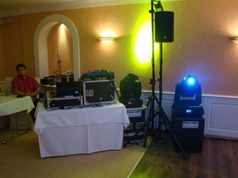 ozvučenie a dekoračné osvetlenie na svadbu v Nitre