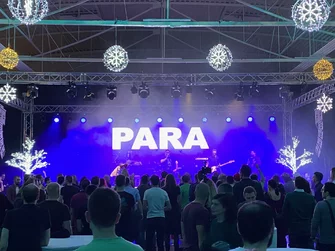 Ozvučenie kapely PARA na Inchebe v Bratislave.Christmas party ESET.
