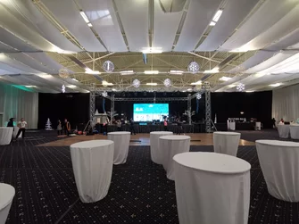 Ozvučenie kapely PARA na Inchebe v Bratislave.Christmas party ESET.