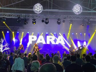 Ozvučenie kapely PARA na Inchebe v Bratislave.Christmas party ESET.