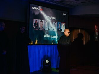 Parillasound - providing sound, light, conference systems Konferenčná technika a svetelná technika na HackerFest Slovakia