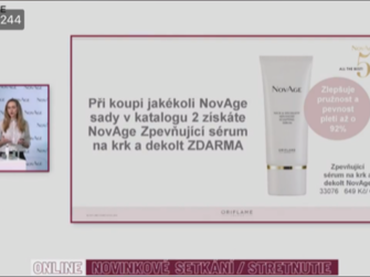 Prenájom live stream štúdia Oriflame Praha CZ,Bratislava SK on line