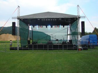 Prenájom Stage, Pódium,Pro Sound & Lighting - Stage Sound & Lighting Rental