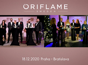 Prenájom študia na on line,Vianočný Oriflame Praha-Bratislava Live stream