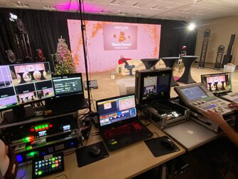 Prenájom študia na on line,Vianočný Oriflame Praha-Bratislava Live stream