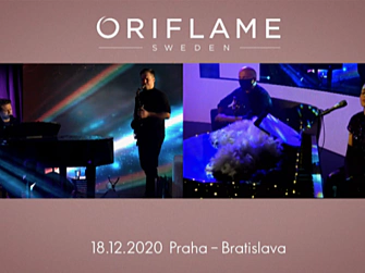 Prenájom študia na on line,Vianočný Oriflame Praha-Bratislava Live stream