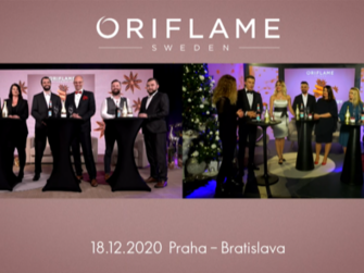 Prenájom študia na on line,Vianočný Oriflame Praha-Bratislava Live stream