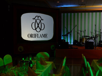 Realizovali sme ozvučenie ,osvetlenie pre Galavečer pre spoločnosť ORIFLAME