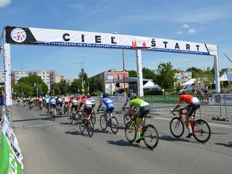 Rent led obrazovky,prenájom pódiu,ozvučenie Majstrovstvá SR a ČR v cestnej cyklistike - TRNAVA