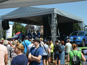 Rent led obrazovky,prenájom pódiu,ozvučenie Majstrovstvá SR a ČR v cestnej cyklistike - TRNAVA