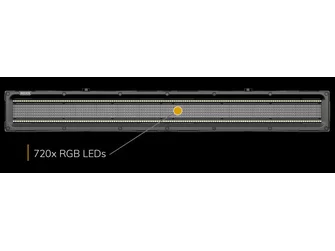 ROXX LED CLUSTER S1 VYSOKOVÝKONNÝ, PIXELOVO MAPOVATEĽNÝ HYBRIDNÝ STROBO RENT Slovakia