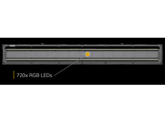 ROXX LED CLUSTER S1 VYSOKOVÝKONNÝ, PIXELOVO MAPOVATEĽNÝ HYBRIDNÝ STROBO RENT Slovakia