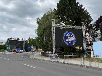 Stage prenájom,led obrazovky prenájom na Spoločné majstrovstvá SR a ČR v cestnej cyklistike 2023