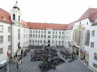 Wiener Neustadt, Austria big paradeParillasound - LED screen and cameras provider